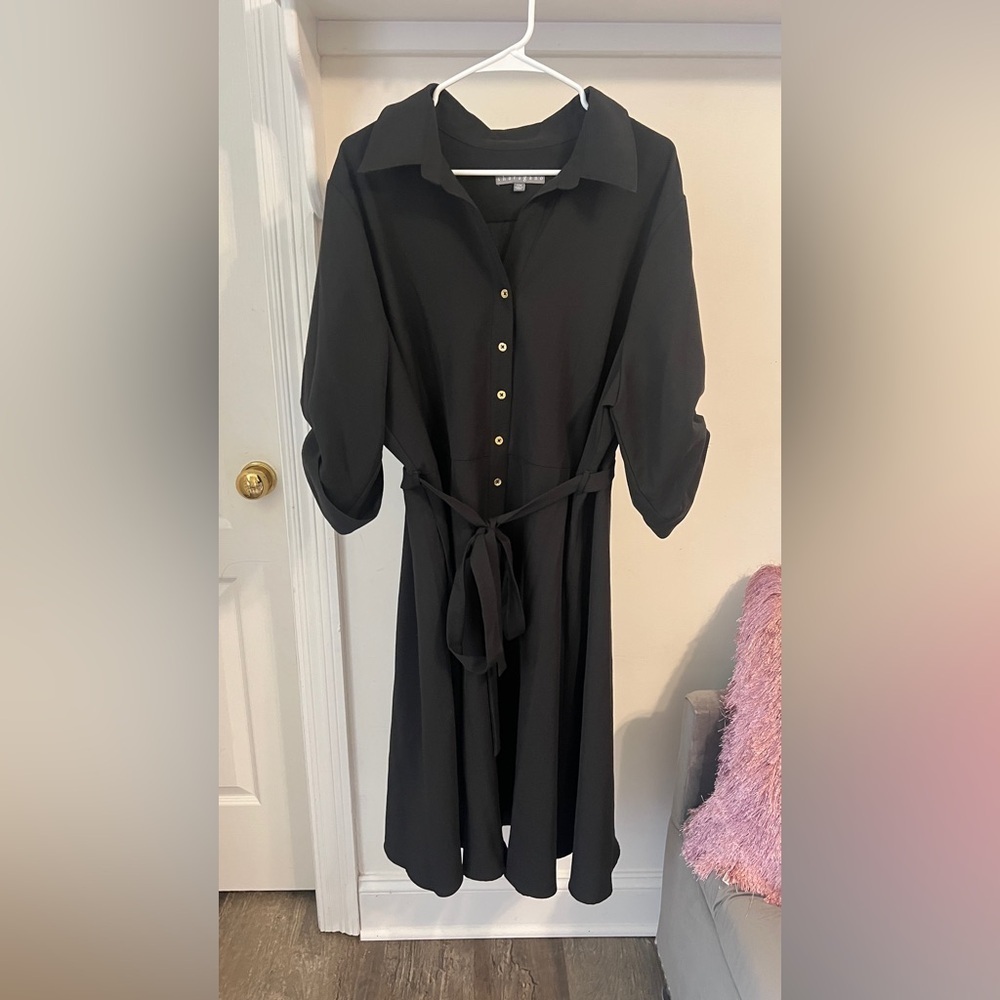 Saks Off 5th Sharagono Belted Dress - Picture 2 of 12